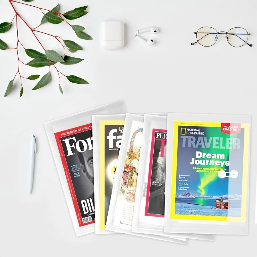 Buste in plastica Dimensioni legali con chiusura a cordoncino Busta in poli trasparente Cartelle in plastica espandibili Documenti Carta File Organiz