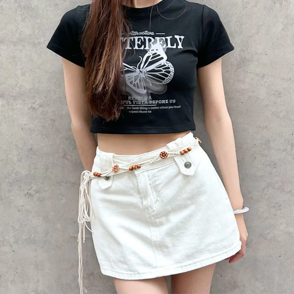 حزام بوهيمي عصري للنساء ، حبل خصر ، خمر ، تصميم فاخر ، فاتح ، متعدد الاستخدامات ، حزام