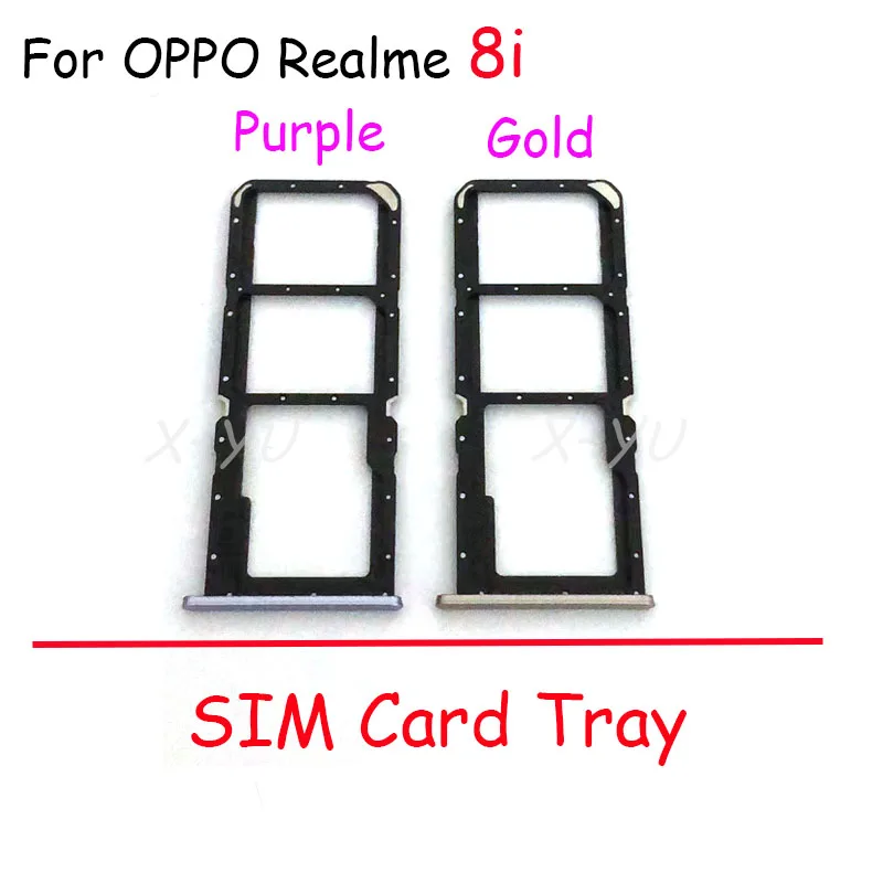 For OPPO Realme 8 / 8i / 8 Pro / 9 / 9i / 9 Pro SIM Card Tray Slot Holder Adapter Socket Repair Parts