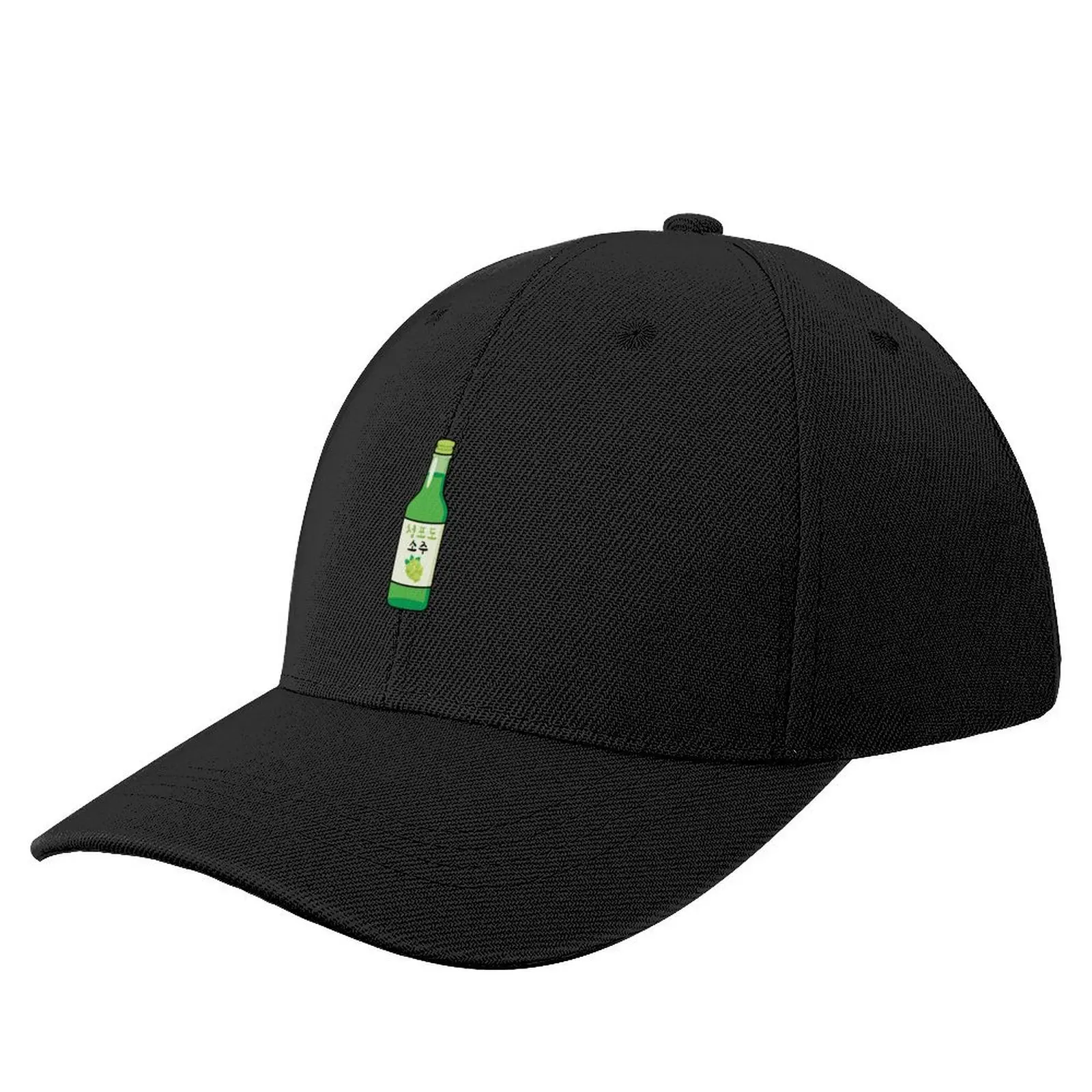 Green Grape Soju Please in Korean - Cute soju lover Baseball Cap party Hat Golf Hat Men's Luxury Women's