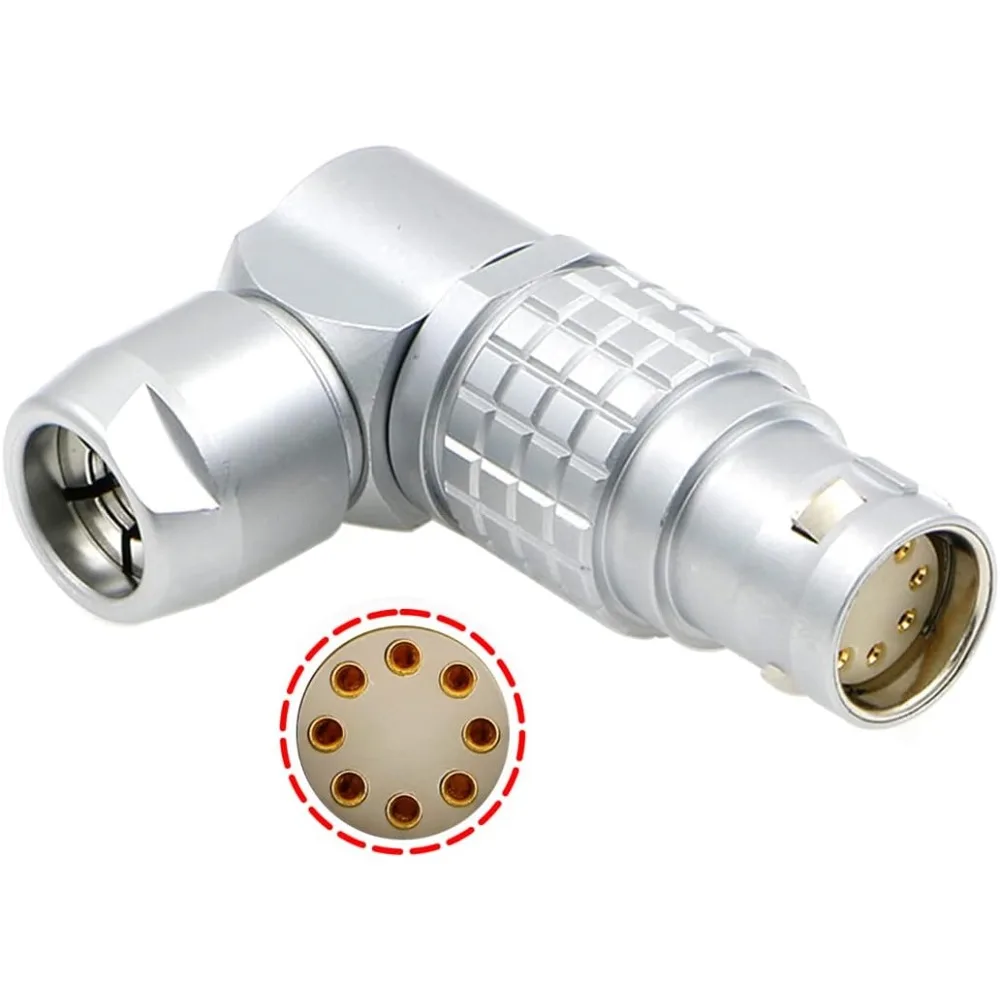 

Alvins FSG.2B.308 8 Pin Adjustable Right Angle Female Connector for Arri Alexa Mini Camera(8 Pin, Female)