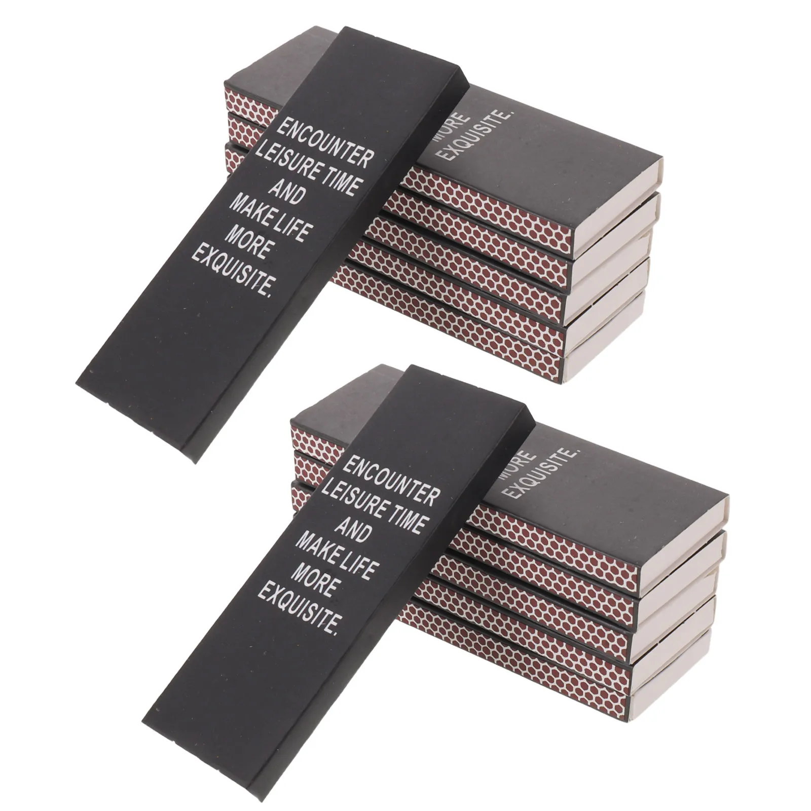 50 Pcs Matchbox Empty Matchstick Boxes Holders with Striker Blank Small Gift