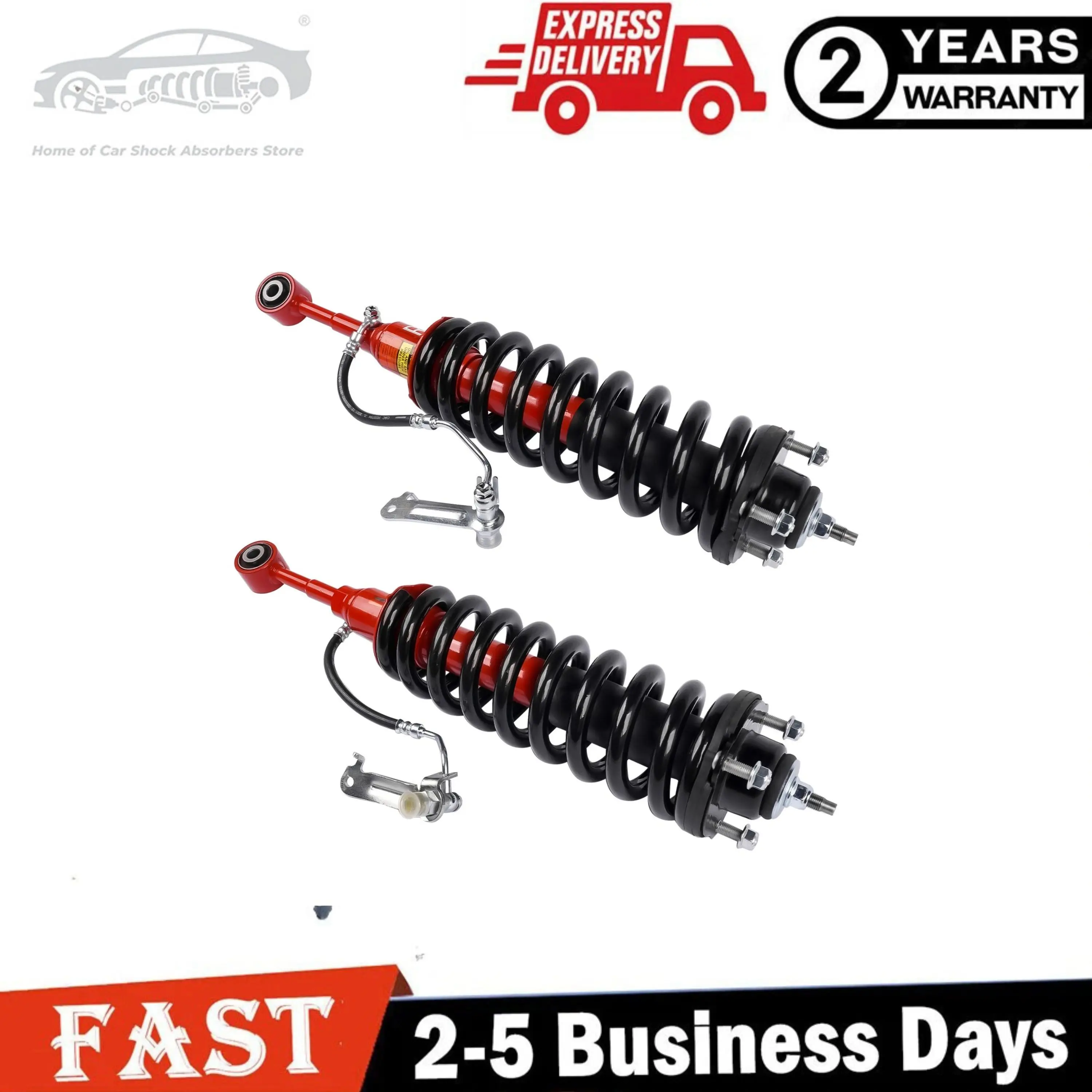 

Pair Front Left and Right Shock Struts Spring Assy For Toyota 4Runner 2010-2024 4852080232 4851035370 4851080499 4851035370