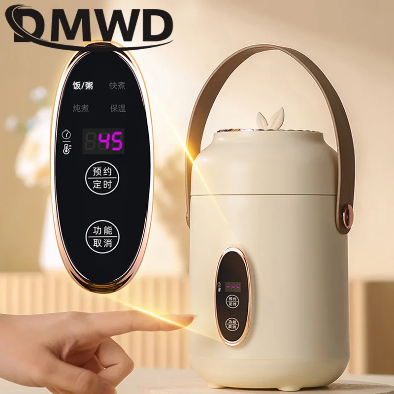 Multifunction Electric Kettle Milk Heater Cooking Pot Travel Portable Water Boiling Cup Stew Soup Porridge Thermal Bottle Hotpot