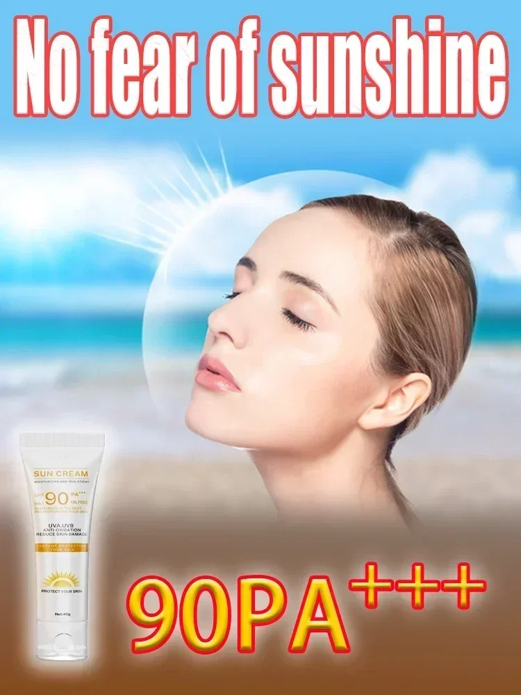 Zonnebrandcrème Zonnebrandcrème Zonnebrandcrème Sunblock Huid Beschermende Crème Nieuwe Zonnebrandcrème Bleken Gezichtsvochtinbrengende Crème Anti Veroudering Olie Controle