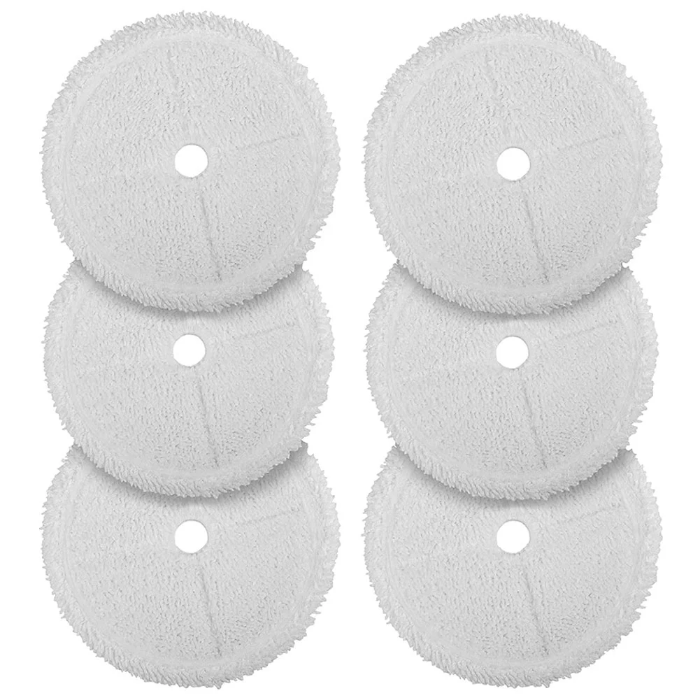 popular Steam Mops Pads Replacement for Bissell 3115 2859 Series SpinWave Wet and Dry Robot Vacuum Reusable Pad 6 Pack