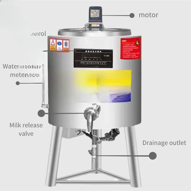 100l Small Scale Dairy Mini Milk Pasteurizer Juice Yogurt Making Machine