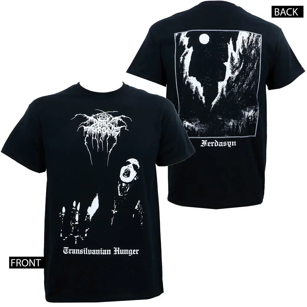 

Authentic DARKTHRONE Transilvanian Hunger Album Cover T-Shirt S M L XL 2XL NEW