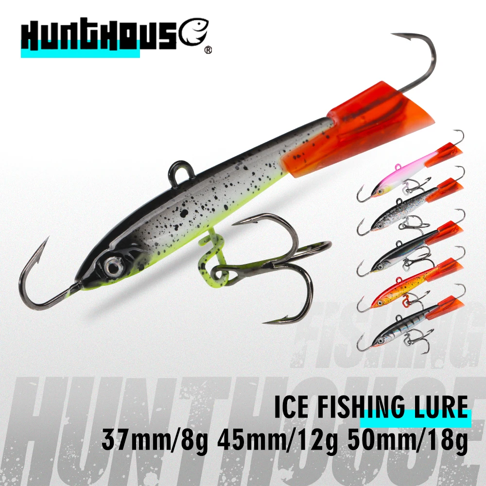 

Hunthouse Winter Ice Fishing Lure 37mm/8g 45mm/12g 50mm/18g Balancer Sinking Hard Baits Fishing Tackle For Pike Trout LW851