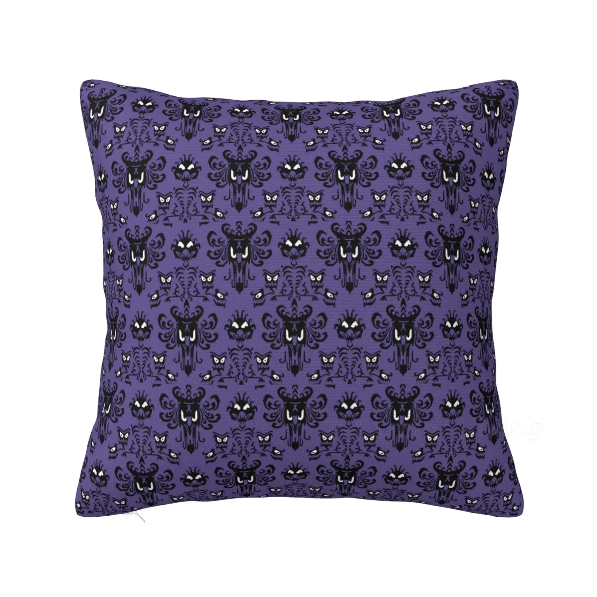 

Happy Halloween Haunted Mansion Pillow Case Home Decor Pillow Cover Square Cushion Covers