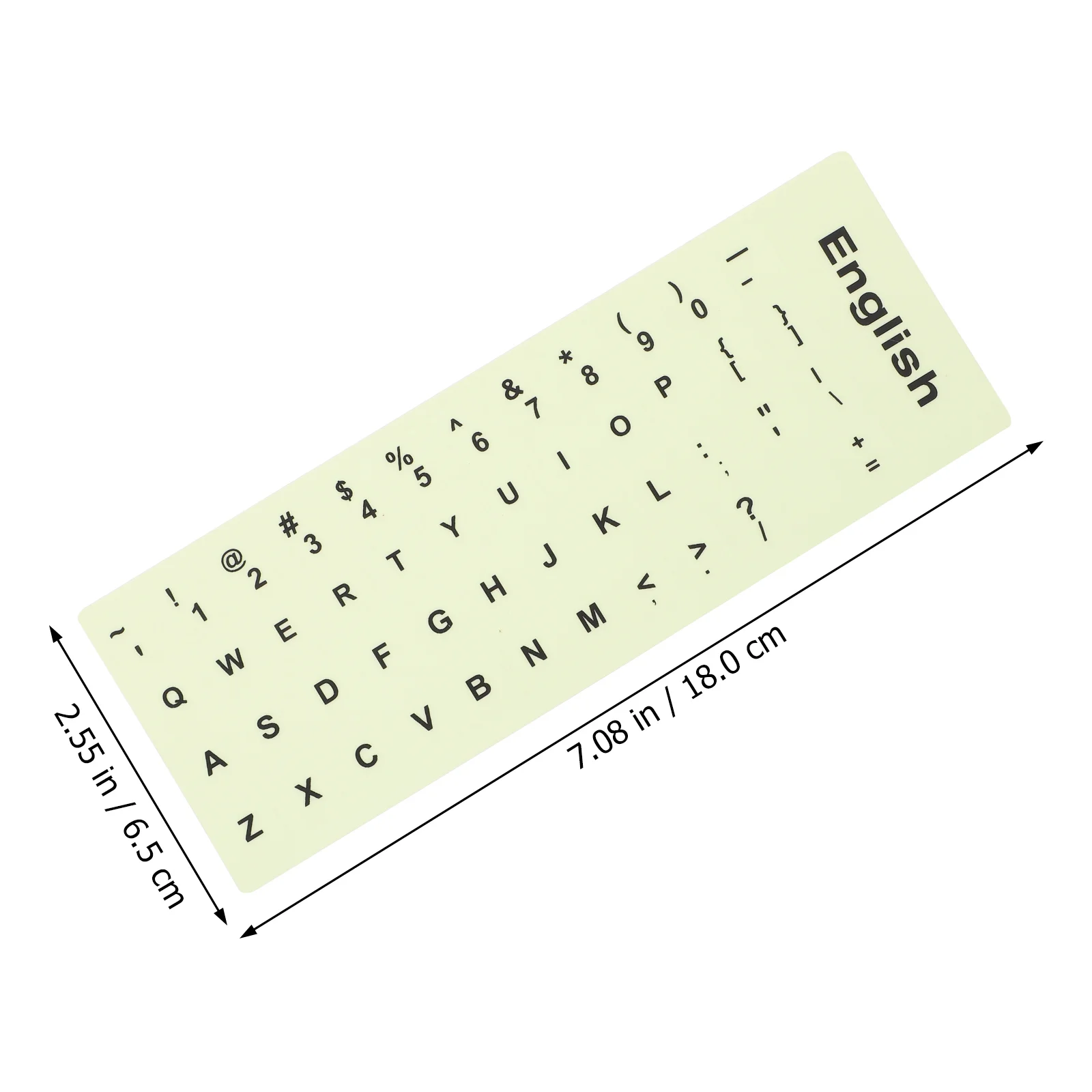 Keyboard Glow Sticker Ukrainian Stickers Protective Movie for Laptop Russian Case Korean Nail Computer Accessory Shine