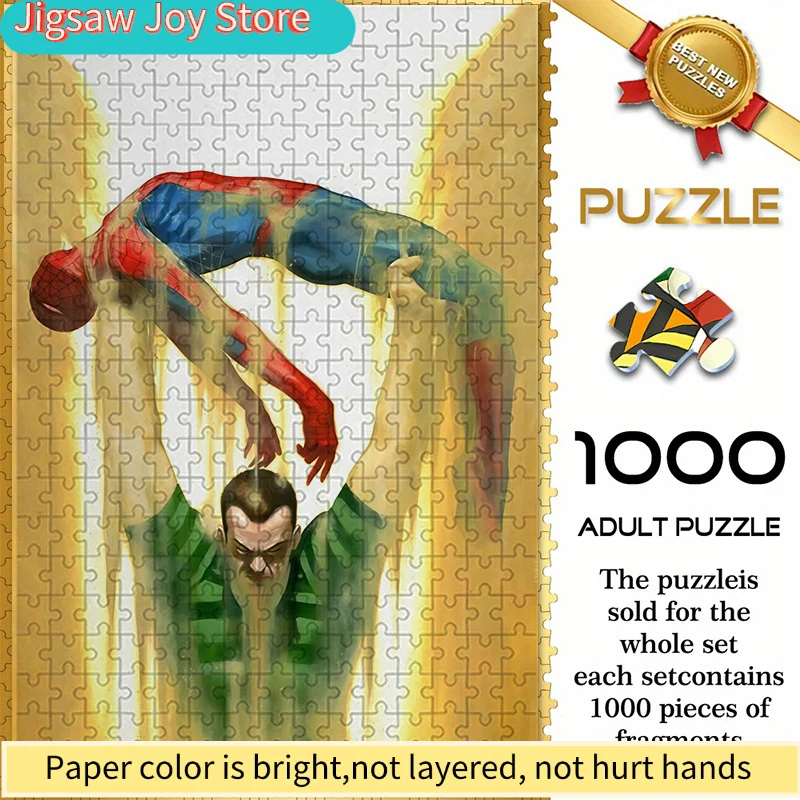 

Бесшовные тематические пазлы по мотивам Marvel's Spider-Man W1.7-83, с изображением Человека-паука, эффектами персонажей и дизайном сцен.