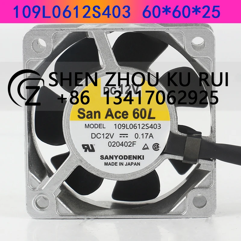 

Sanyo 12 В/0,17 А/AC EC 6025 60X60X25 мм 6 см двойной шарикоподшипник, алюминиевая рама, инверторное шасси 109L0612S403, охлаждающий вентилятор