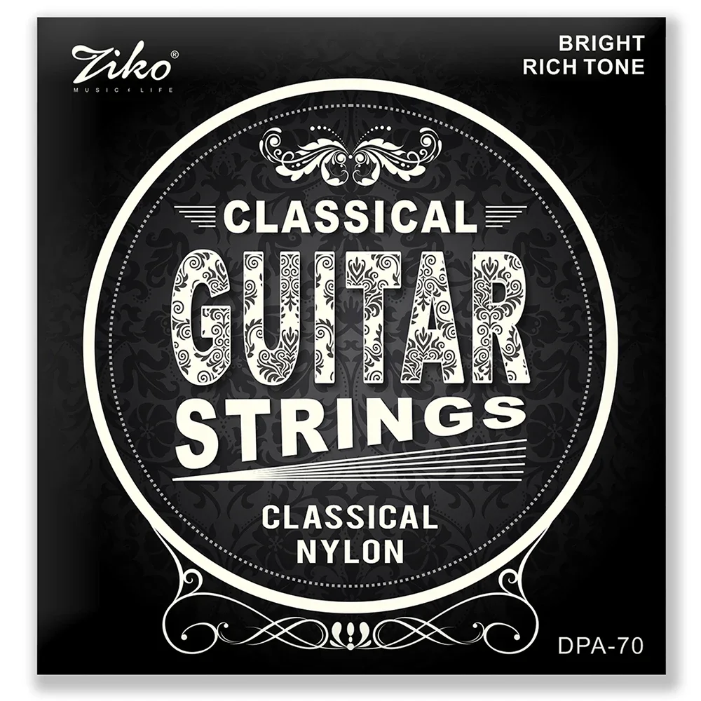 

ZIKO DPA-70 Classical Guitar Strings Nylon Core Silver Plated Copper Wound Classical Guitar Strings Guitar Accessories Parts