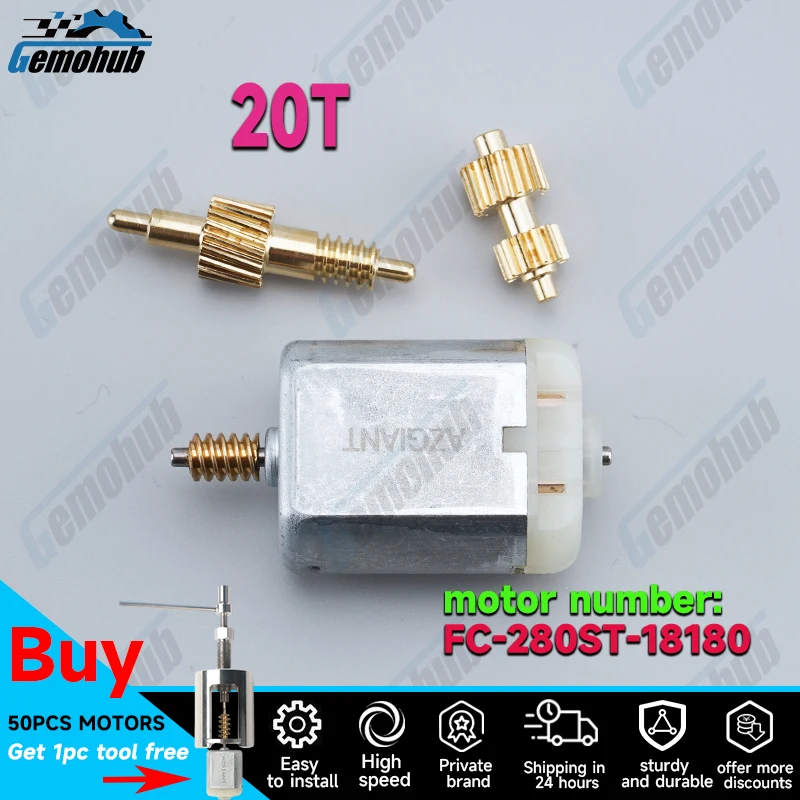 

Gemohub 20T FC-280ST-18180 Car POWER folding side view mirror Motor gear For 2002-2012 Land Rover Range Rover 3 repair kits