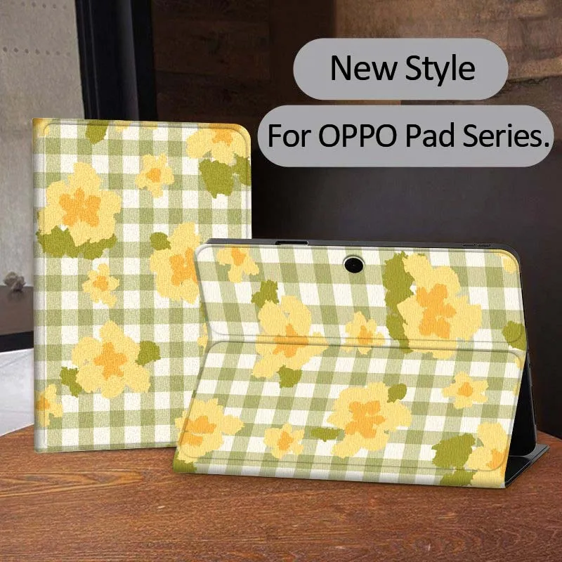 

Lovely Creative Flower Pattern For OPPO Realme Pad 3 11 2 4 Pro Air Neo SE X 11 11.61 11.4 12.1 13.2 Inch Tablet Case