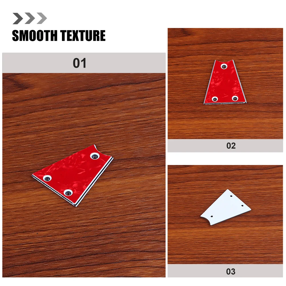 

Truss Rod Covers 3-Hole Smooth Edge For Electric Bass Guitar Electrical Bass Truss Rod Covers Replacement Parts Guitar