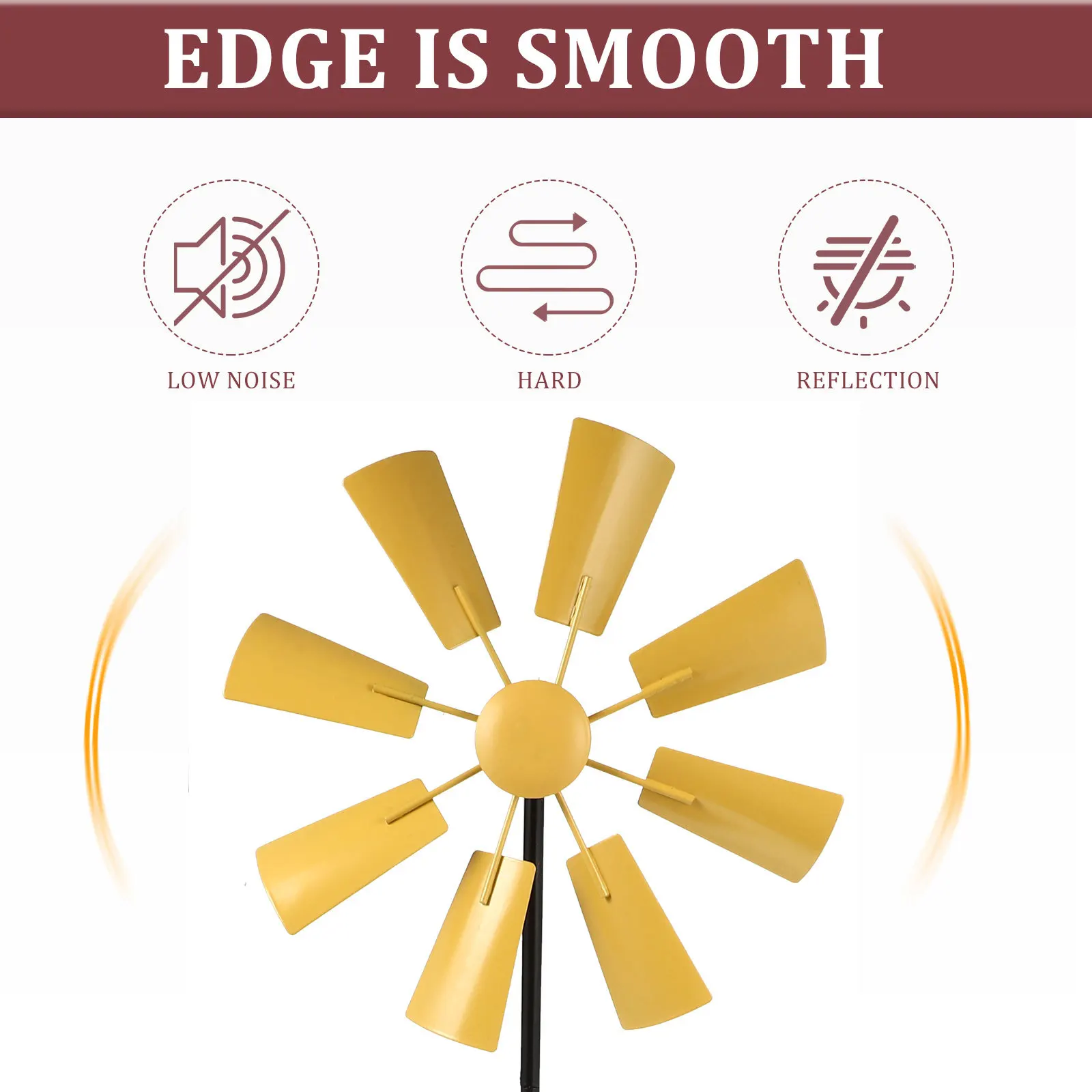 

Colorful Iron Windmill Outdoor Garden Ornament for Yard Park Courtyard Decoration Children Windmill Scare Birds Nuisance Animals