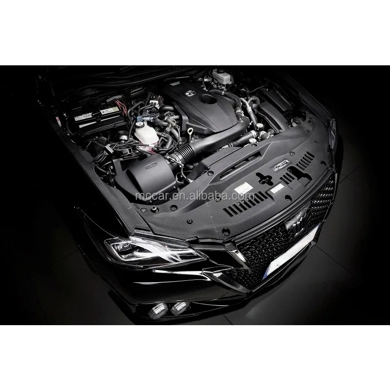 Tubo di aspirazione aria in carbonio secco con risposta più veloce per Toyota Crown 2.0T 2015+ Parti di modifica del collettore di aspirazione aria versione Street