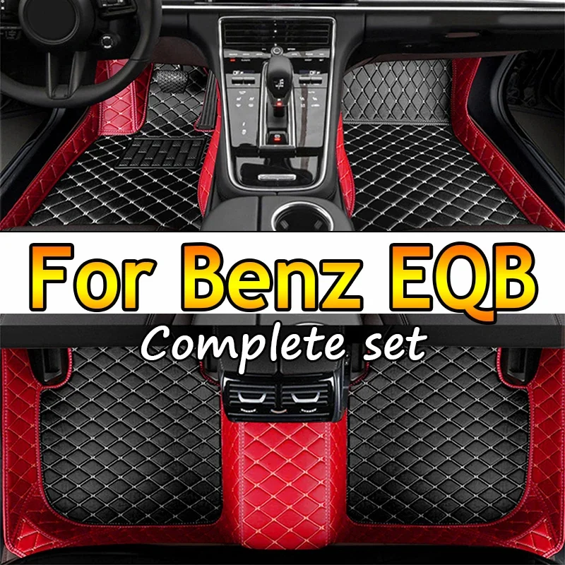 

Car Floor Mats For Mercedes Benz EQB 2022 Custom Auto Foot Pads Automobile Carpet Cover Interior Accessories