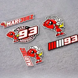 Racing Driver No 93 Numbers Motorcycle Stickers Motorbike Helmet Fuel Tank Fairing Waterproof Vinyl Decals Number 93 Decoration