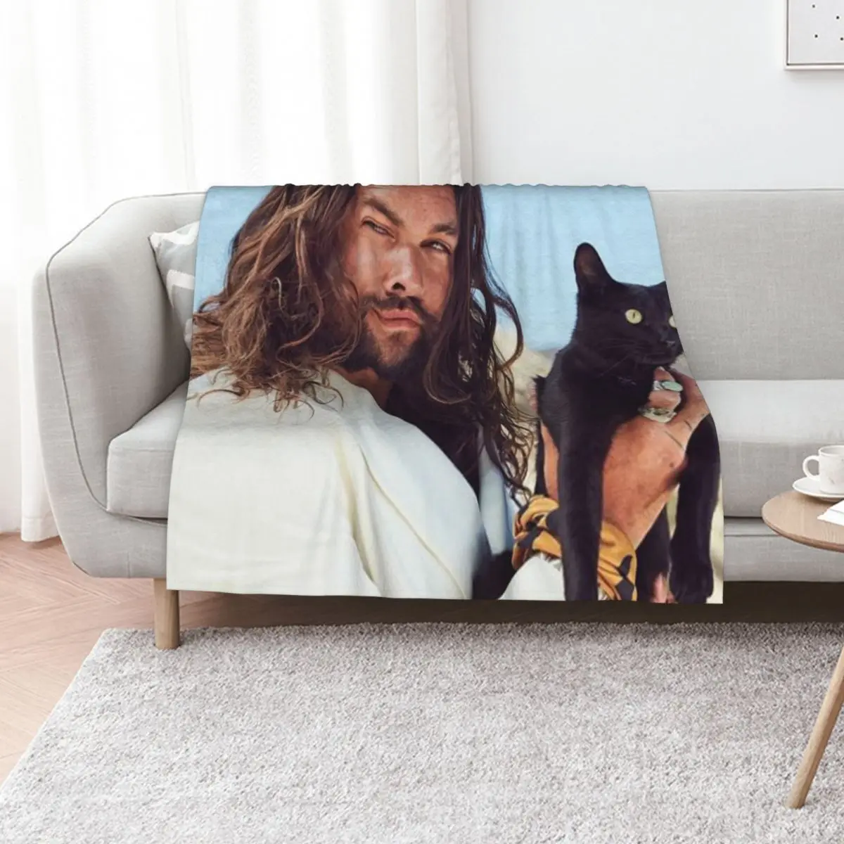 

jason momoa Throw Blanket Giant Sofa For Baby Quilt Thermals For Travel Blankets