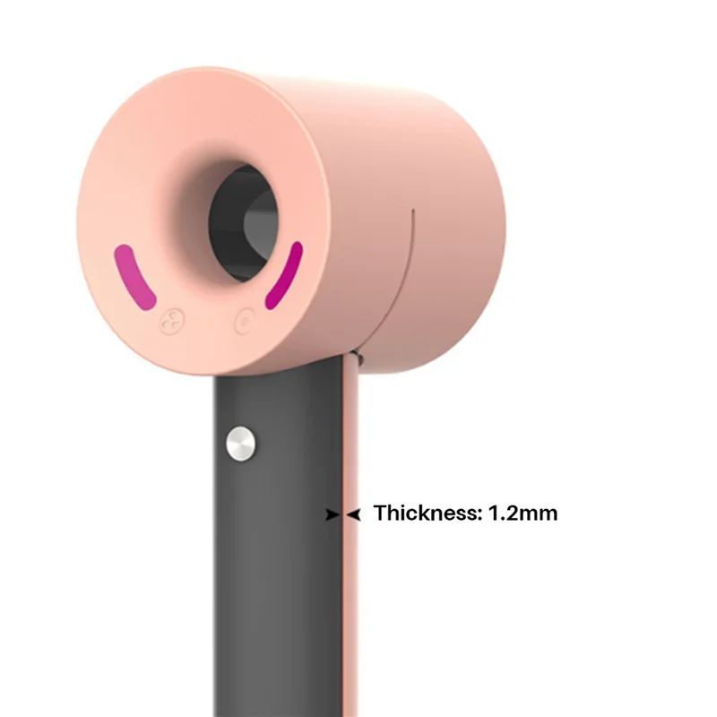 Чехол для фена для Dyson, мягкий силиконовый гель, портативный пылезащитный защитный чехол для фена, черный