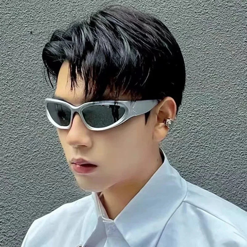 NEW Y2k Sunglasses Women Men Brand Design Mirror Sport Luxury