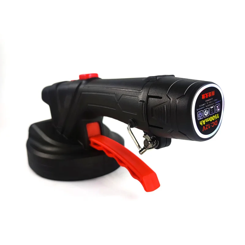 Electrically 6-gear Adjustable 12V Heavy Duty Ceramic Laying Vibrator 13CM Suction Cup Floor Leveling Machine