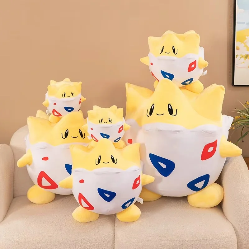 25/40/50/60cm Poke Togepi Plüschtier Niedliches Weiches Stofftier Cartoon-Charakter Puppe Schlafzimmer Bettkissen Weiches Kissen Geschenk für Mädchen