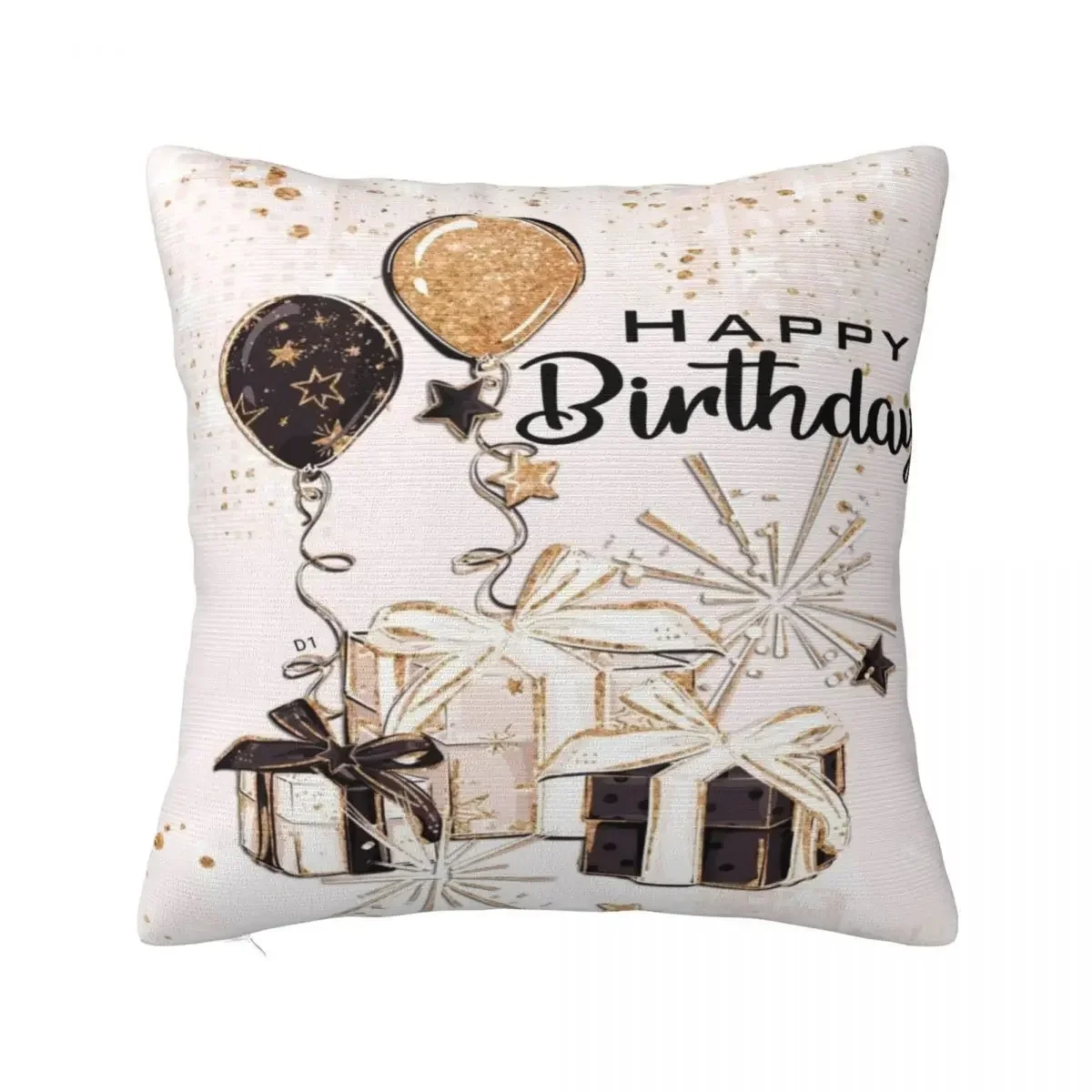 

Happy Birthday 322 Pillowcase Cushion Summer Living Room Anime Pillow Decorative Pillowcases Customizable