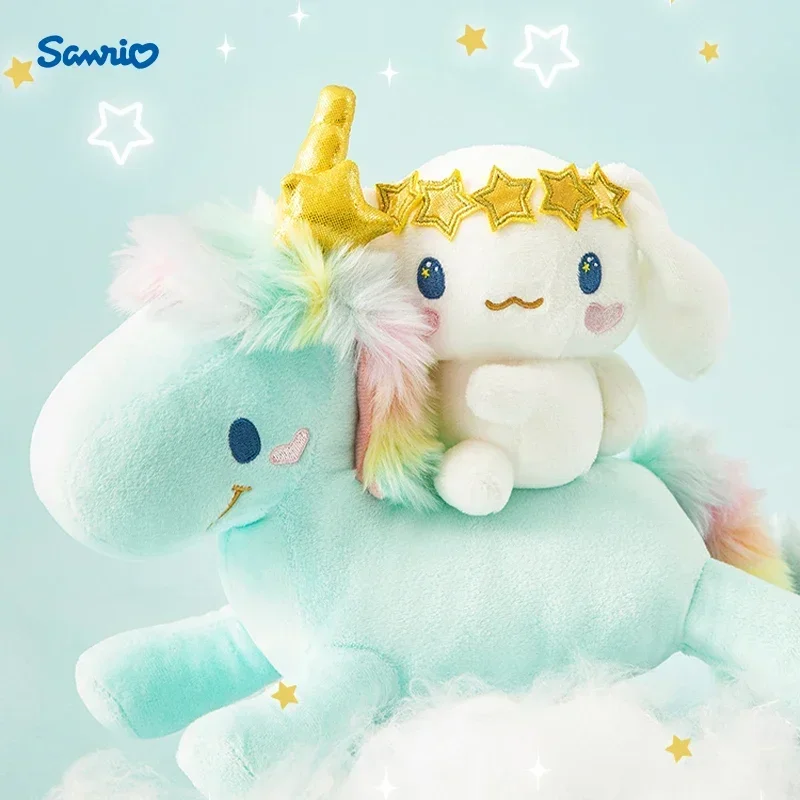 Mainan mewah Kawaii Miniso Sanrio Cinnamoroll 58cm boneka pelukan tidur bantal sofa hadiah ulang tahun anak perempuan pengakuan hadiah kejutan