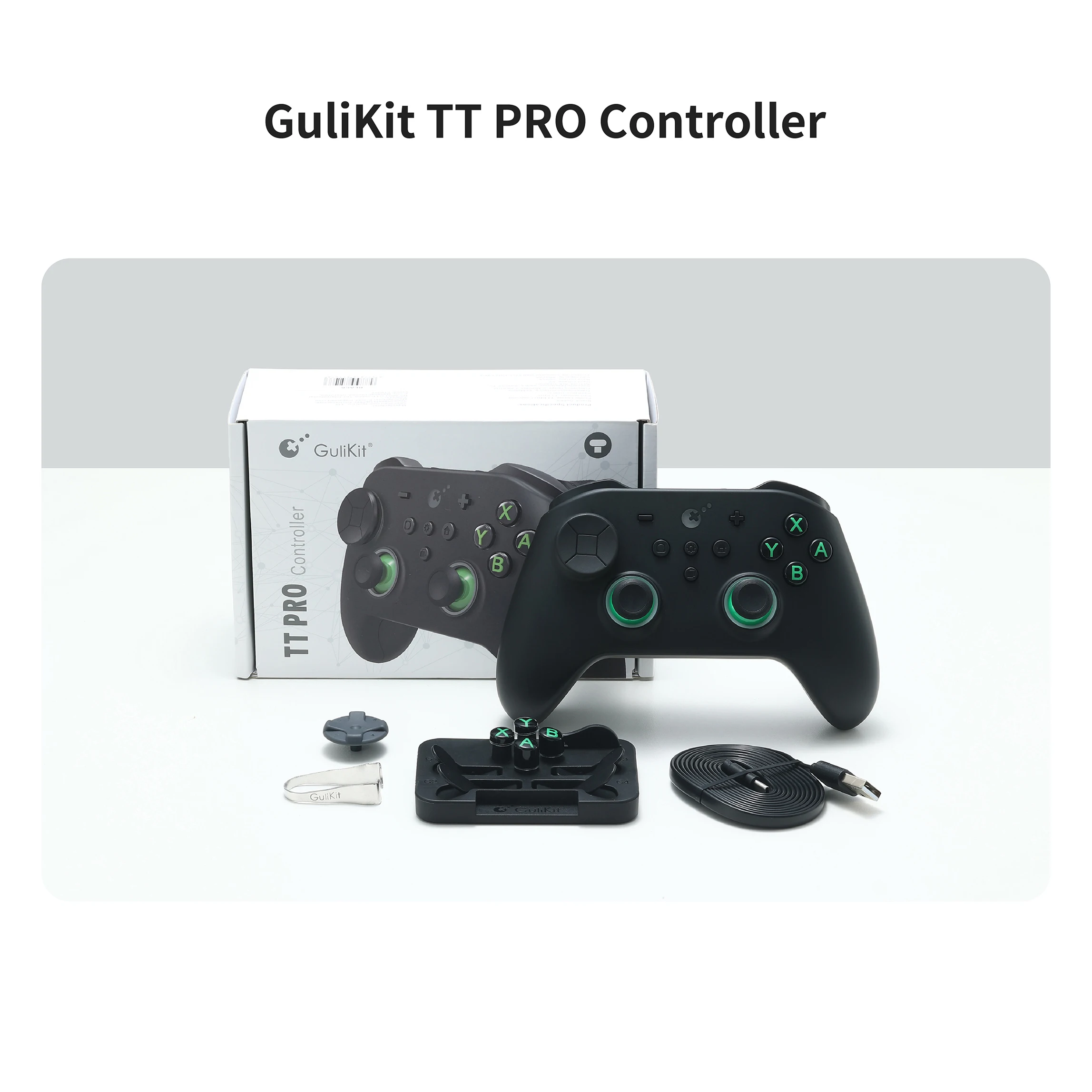 GuliKit TT Pro Spielcontroller mit TMR-Joysticks Hyperlink 2 Adapter Anti-Drift Gamepad für Nintendo Switch 1/2 PC Android iOS – Detail 20