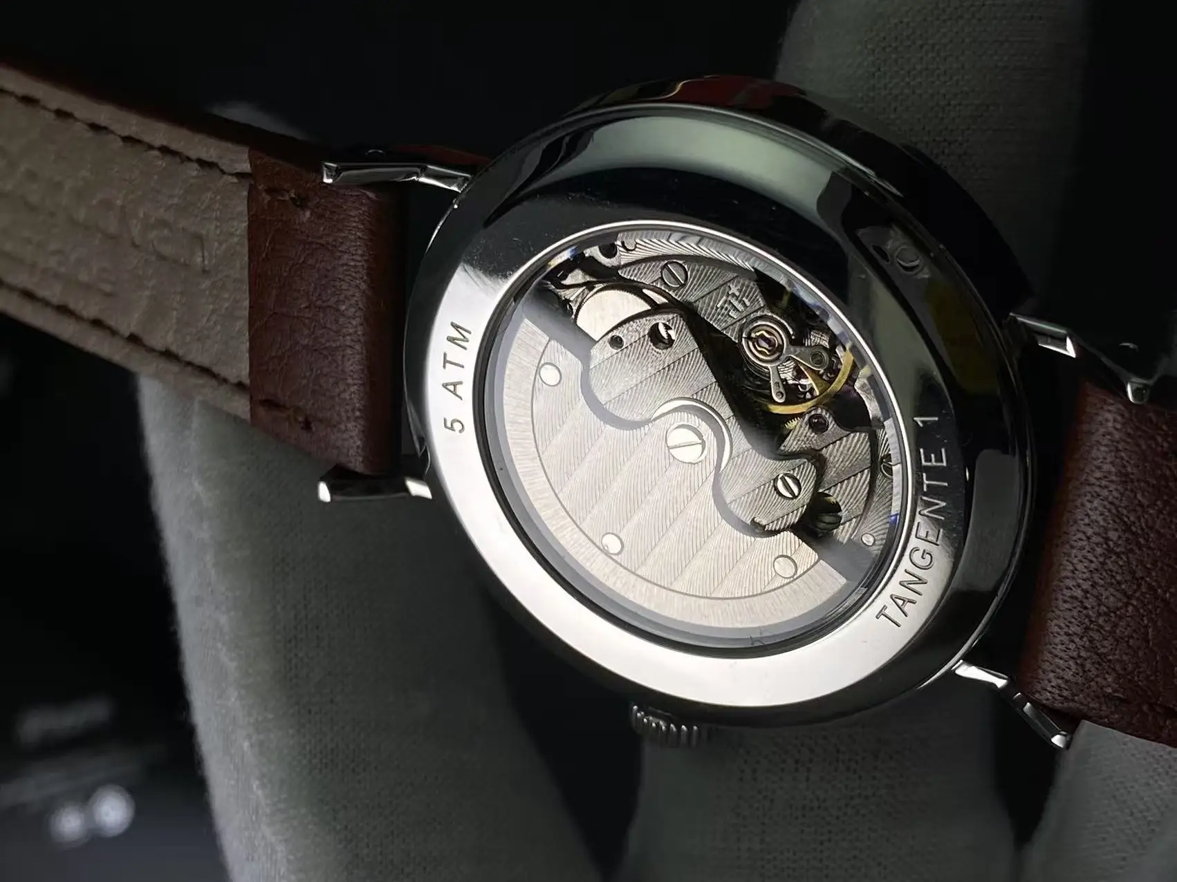 Bauhaus Minimalist Style Automatic Mechanical Men's Watch Small Size Fashionable Popular Seagull Movement 9.5mm Thickness