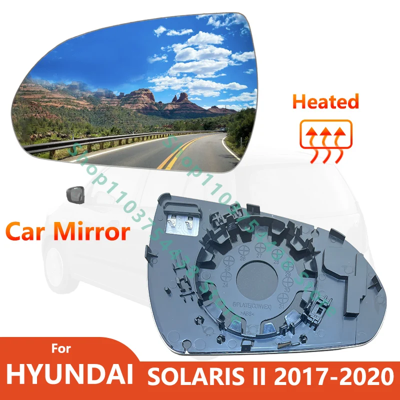 

Дверное зеркало для Hyundai Solaris 2017 2018 2019 2020/автомобильное левое или правое зеркало заднего вида с подогревом/87611/21-G3020 H6100