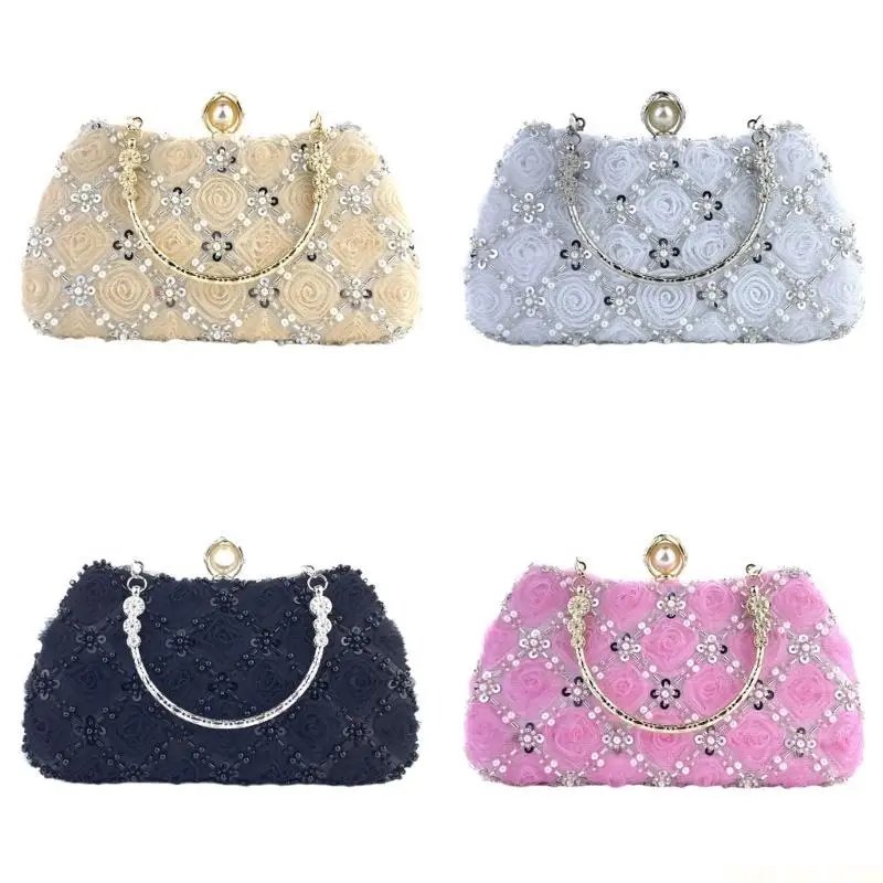 

X90D женская сумка с бусинами вечерний клатч с блестками клатч вечерняя сумка вечерняя сумочка для свадьбы