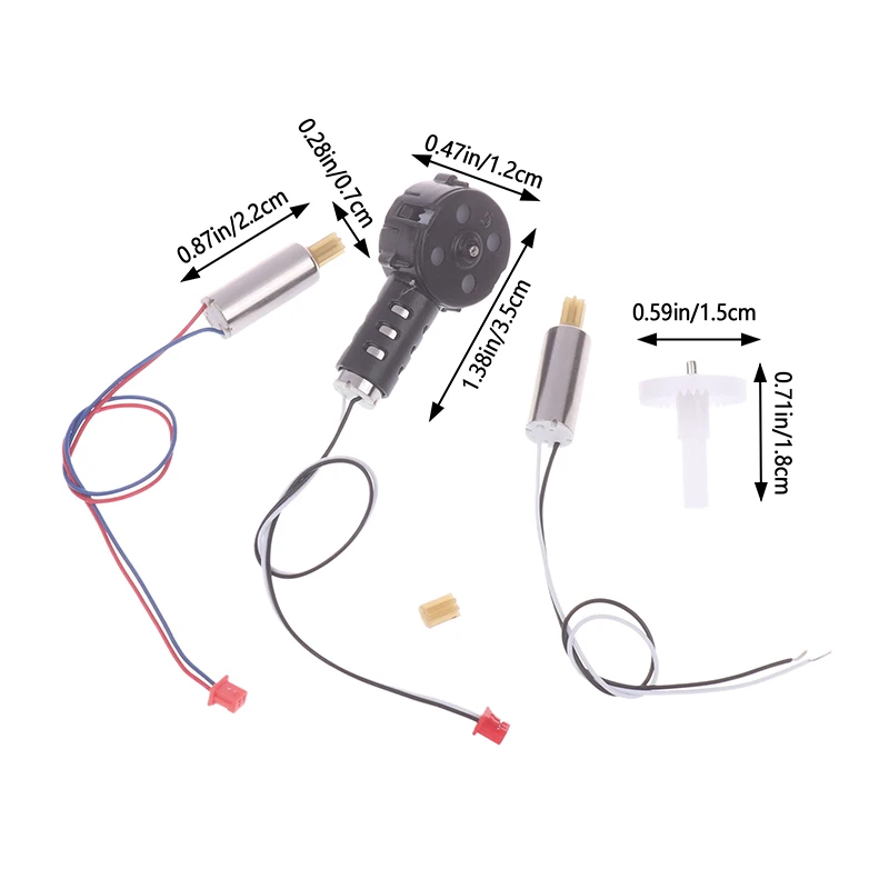 Base de Motor Universal para Dron RC E88/E99, piezas de repuesto, Motor UAV de Engranaje grande, 7 dientes, Carcasa de Motor UAV, 1 Juego