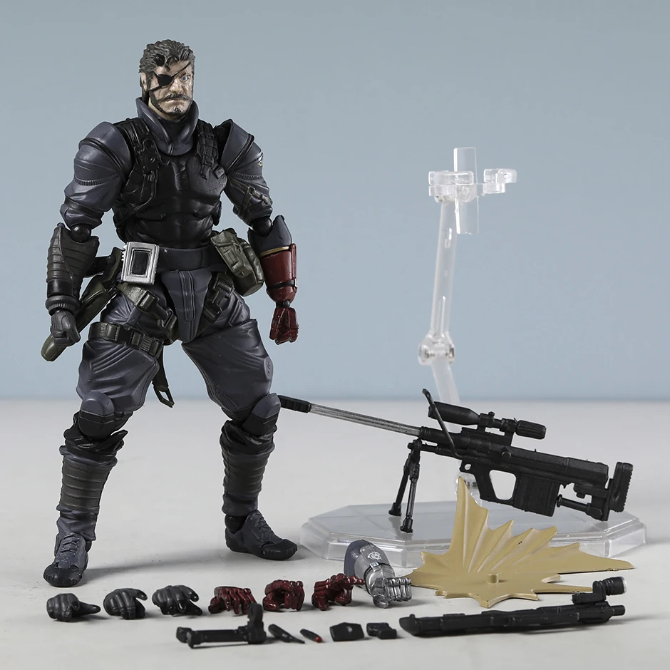 

Revoltech Phantom Pain Venom Snake Collection Action Figure PVC Model Toy Doll Figurals Gift