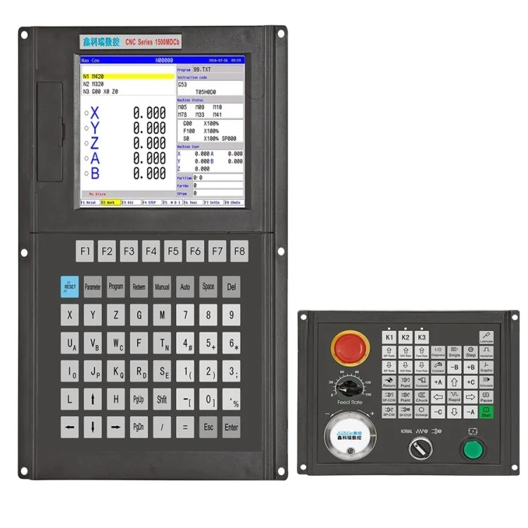 NEWKer 1500 series numerical control lathe milling controller 3 axis similar syntec cnc controller milling machine