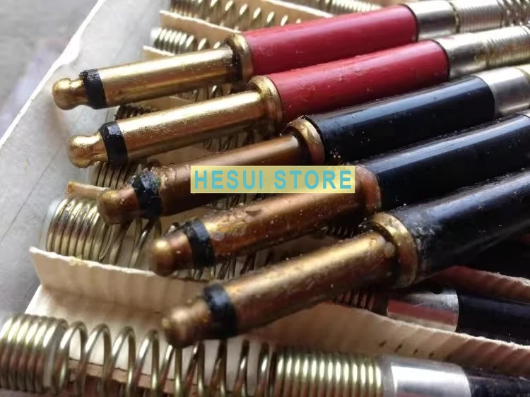 Stock wax seal two-core plug All copper 2-wire telephone plug 6.5MM One price plug length 31MM