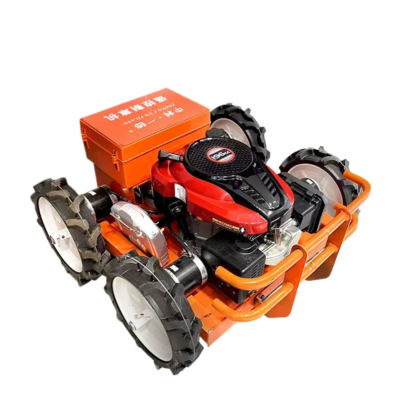 

~Self-propelled lawn mower Rechargeable mower Household lithium battery Hand push shredder mower