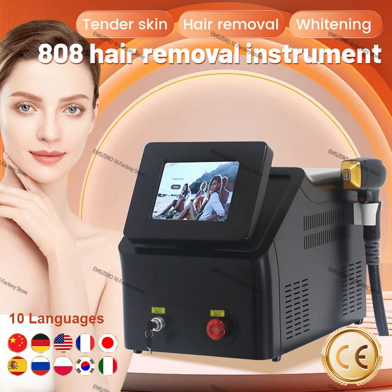 2025 new model808nm Diode Laser Hair Removal Machine For Whole Body Fast Hair Removal with Cooling Head Painless Technology