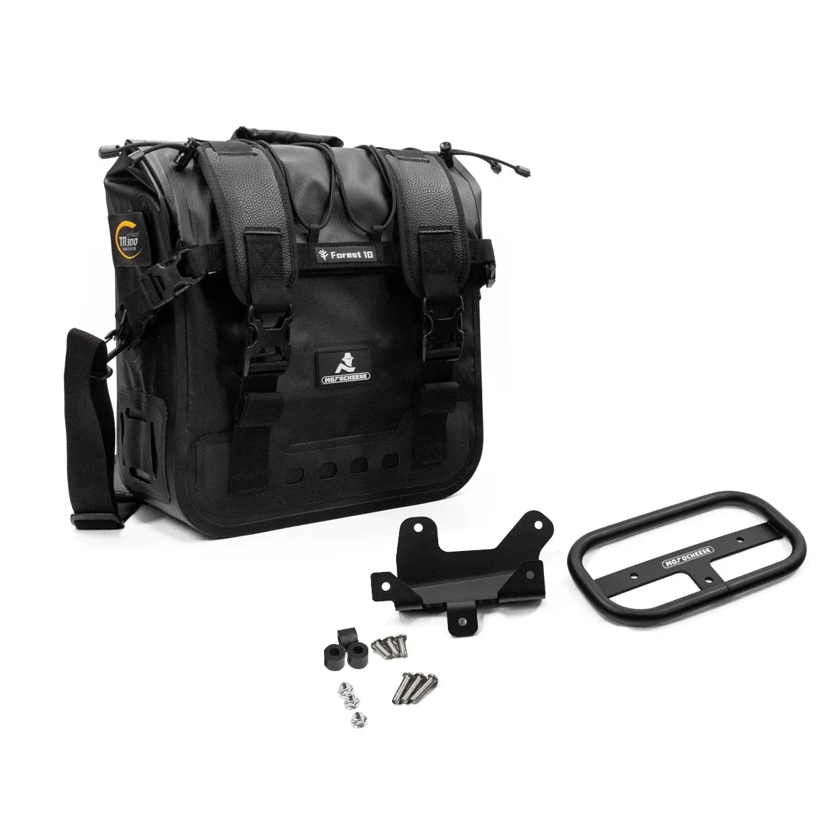 ユニバーサルレトロオートバイ乗馬サイドバッグ大容量防水クイックリリースサイドハンギングバッグ TR300 TR300 PLUS用