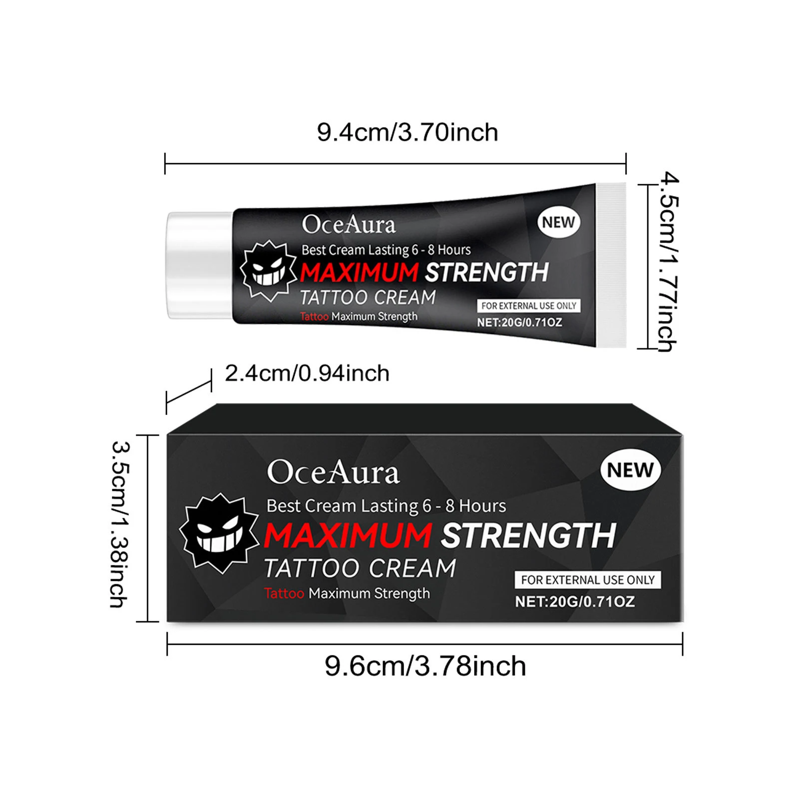 جل مهدئ للعناية اللاحقة بالوشم ومرطب للعناية بالوشم، كريم مغذي للجسم، مستلزمات الوشم للعناية بالوشم الجديد #5