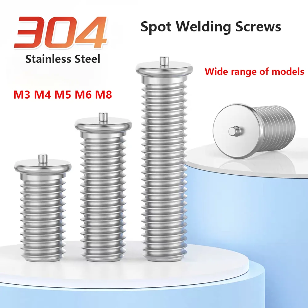 304 Stainless Steel Spot Welding Screws Welding Studs Seed Welding Nails Planting Welding Nails Collision Welding Screws M3-M8