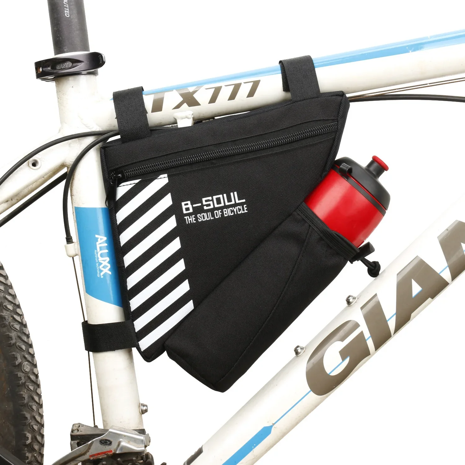 

Three-point Fixing Riding Bag Large Capacity Polyester Bag B-Bike Bag Cycling Accessories Easy Installation