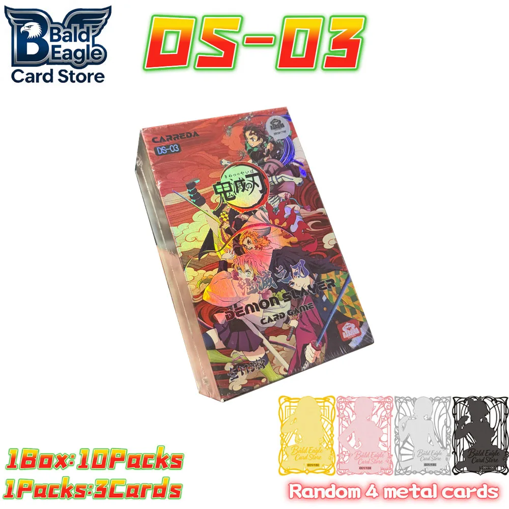 Out Of Print Demon Slayer DS-03 Anime Cards Trading Collection Card Treasured Animation Card Children's Toys Holiday Gifts