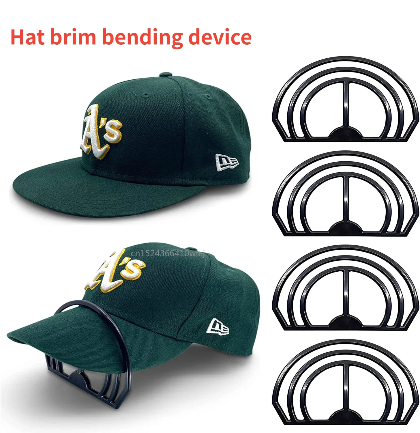 

Hat Brim Bender 2 Curve Options No Steaming Required Baseball Cap Hat Edges Curving Band Accessories for Perfect Brim Curves