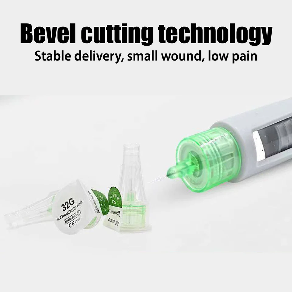 Wholesale High Quality Insulin Pen Needles 100pcs 32G 31G 4mm 5mm 6mm 8mm Ultra Thin Wall for Painless Diabetic Injection
