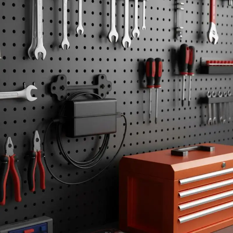 Wall-Mount Charger Holder For DC18RC And DC40RA Secure Storage For Garage